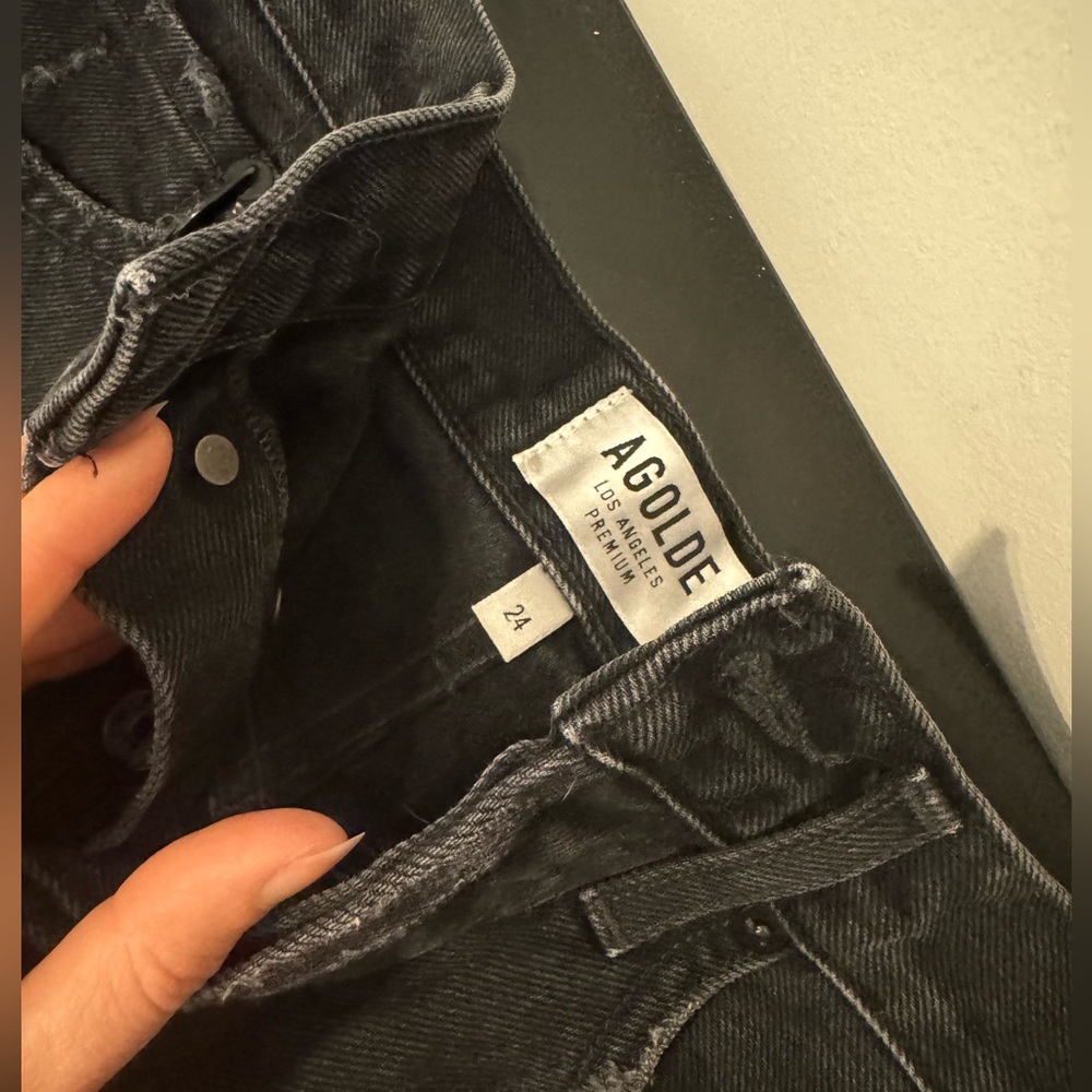 agolde high waisted shorts